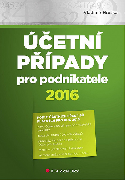 E-kniha Účetní případy pro podnikatele 2016
