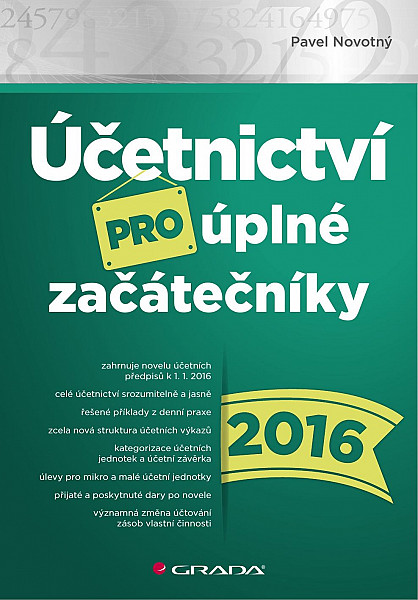 E-kniha Účetnictví pro úplné začátečníky 2016