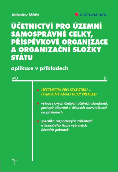 E-kniha Účetnictví pro územní samosprávné celky, příspěvkové organizace a organizační složky státu