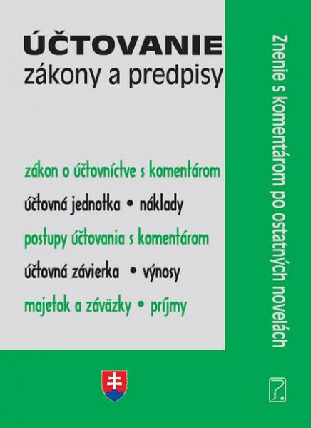 E-kniha Účtovanie – Zákony a predpisy