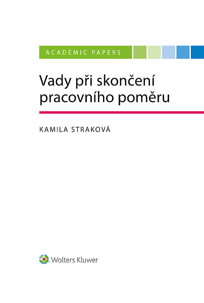 E-kniha Vady při skončení pracovního poměru