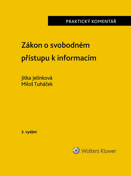 E-kniha Zákon o svobodném přístupu k informacím. Praktický komentář. 3. vydání