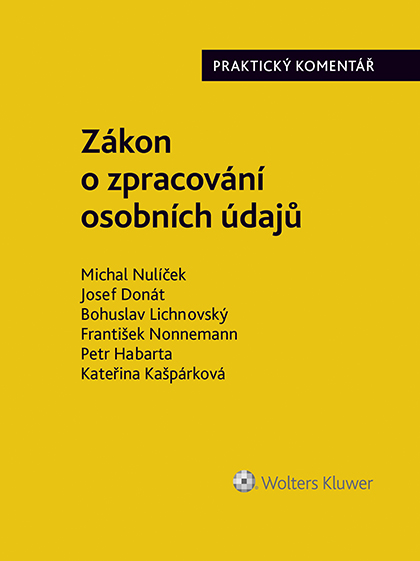 E-kniha Zákon o zpracování osobních údajů (110/2019 Sb.). Praktický komentář