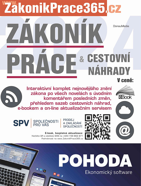 E-kniha Zákoník práce a Cestovní náhrady 2024