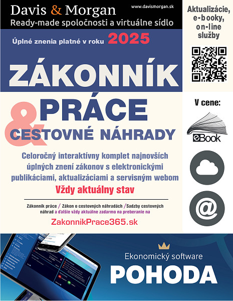 E-kniha Zákonník práce & Cestovné náhrady 2025