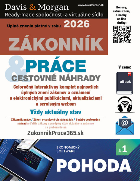 E-kniha Zákonník práce & Cestovné náhrady 2025