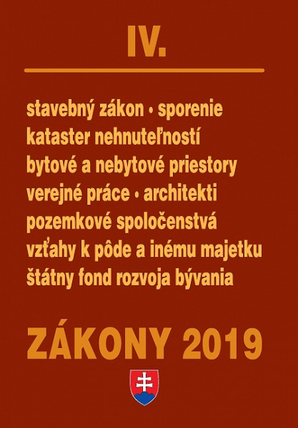 E-kniha Zákony IV / 2019