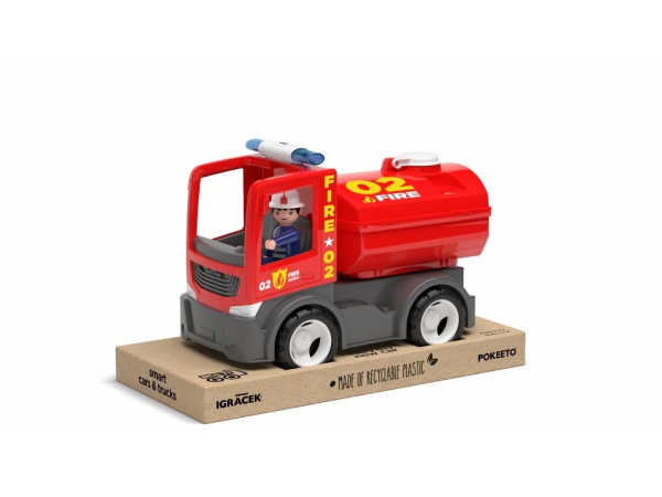 ECO MultiGO Fire - Cisterna s hasičem - auto s Igráčkem