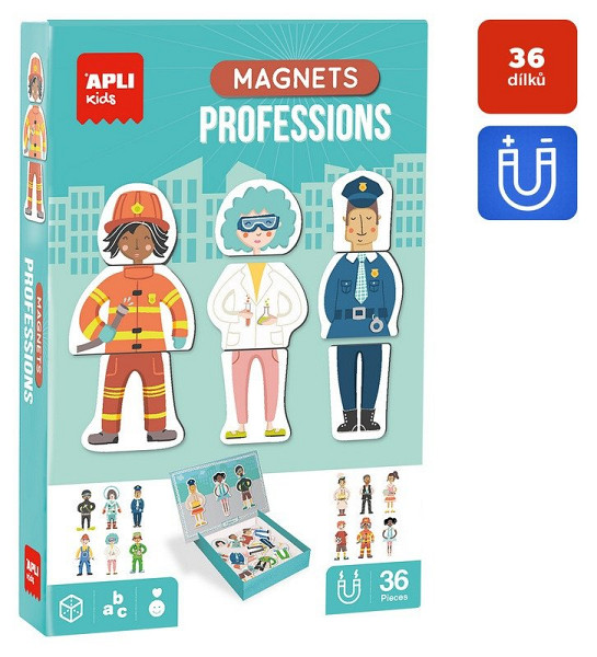 Edukační hra s magnety - Profese
