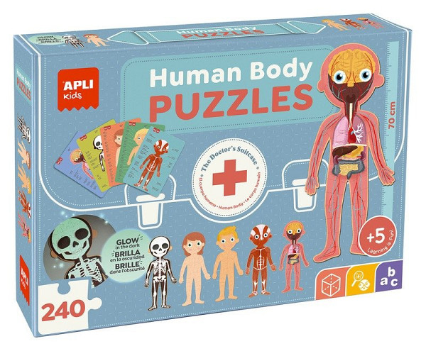 Edukační puzzle Lidské tělo 240 dílků