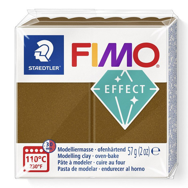 FIMO efekt 57g - metalická bronzová