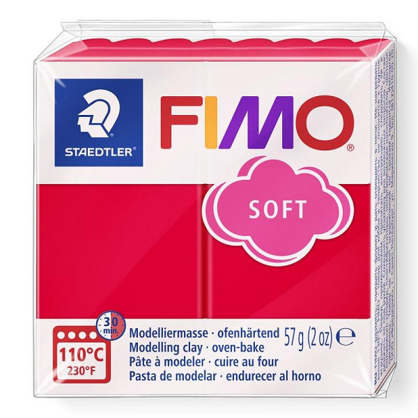 FIMO soft 57g - červená