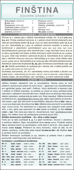 FINŠTINA souhrn gramatiky