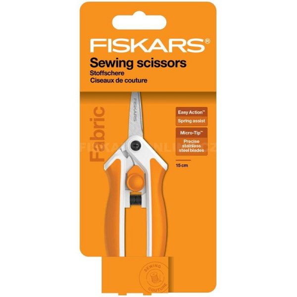 Fiskars Nůžky Premier EasyAction na vyšívání 15 cm, MicroTip