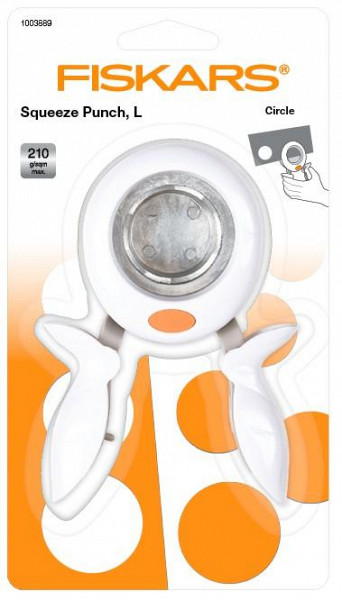 Fiskars Ozdobná páková děrovačka L - kruh
