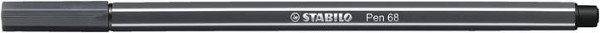 Fixa STABILO Pen 68 šedá černě