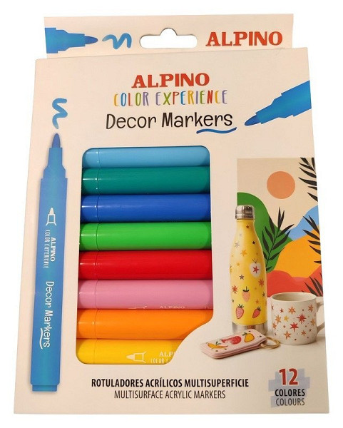 Fixy akrylové Decor Markers 12ks