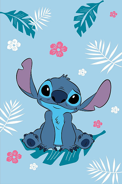 Fleecová deka - Lilo and Stitch 