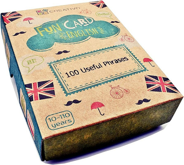 Fun card English 100 Useful Phrases