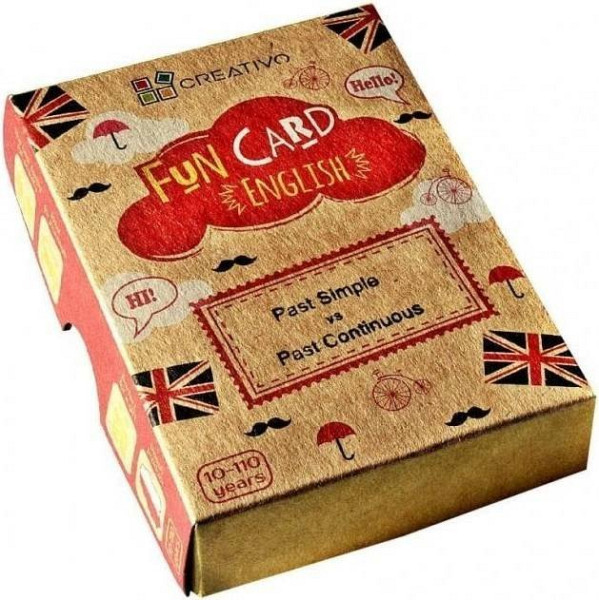 Fun card English Past Simple vs Past Continuous