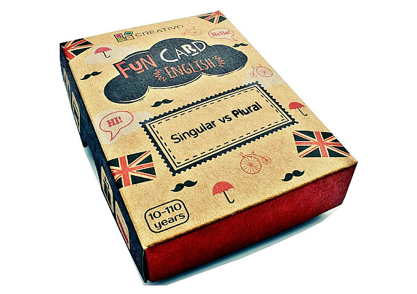 Fun card English Singular vs Plural