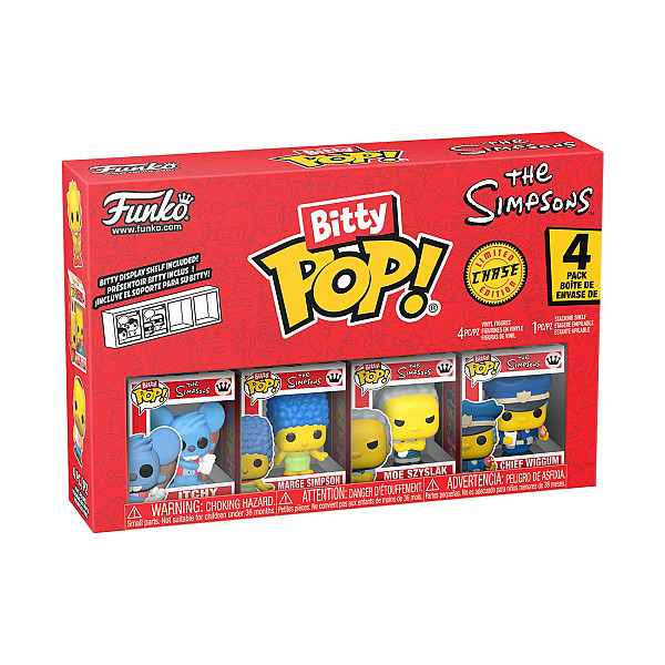 Funko Bitty POP: Simpsons- Itchy 4pk
