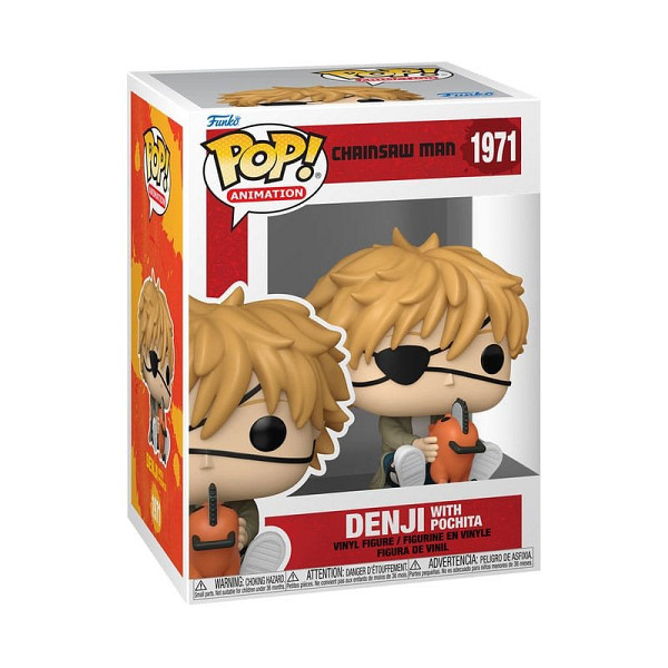 Funko POP Animation: Chainsaw Man - Denji with Pochita #1971
