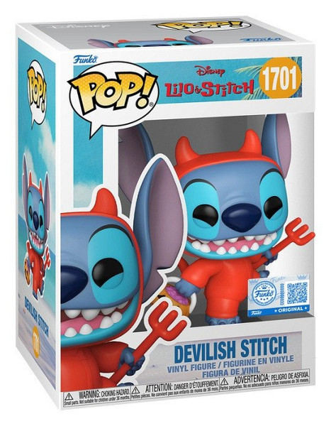 Funko POP: Disney Lilo  Stitch - Devilish Stitch (s možností CHASE verze) #1701