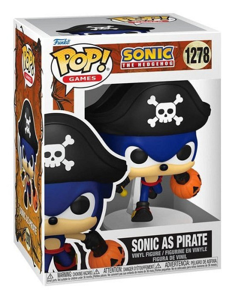 Funko POP Games: Sonic - Sonic as Pirate #1278