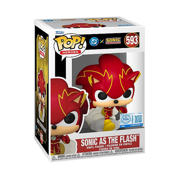 Funko POP Heroes: DC & Sonic - Sonic as The Flash #593