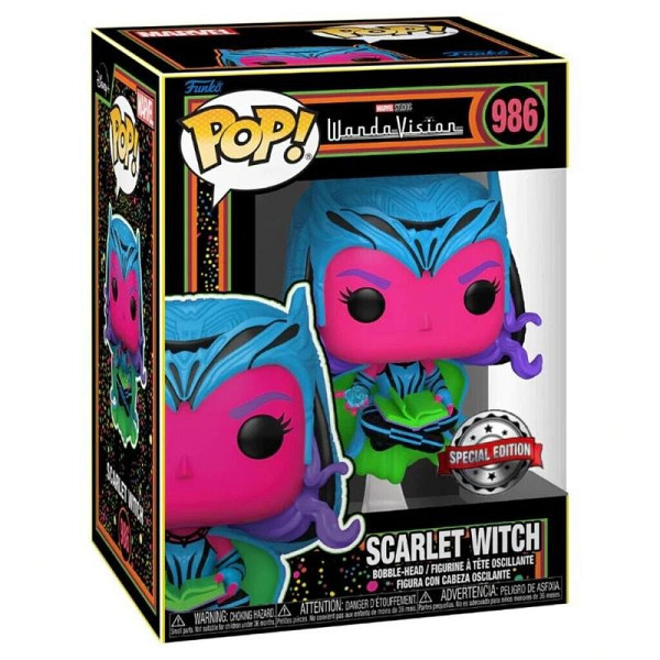 Funko POP Marvel: Vanda Vision - Scarlett Witch (BlackLight limited exclusive edition)