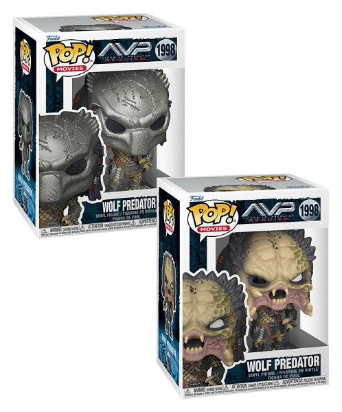 Funko POP Movies: Aliens Vs. Predator: Requiem - Wolf Predator (s možností CHASE verze) #1998
