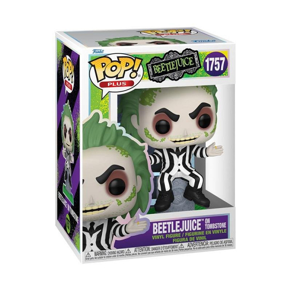 Funko POP Plus: Beetlejuice - Beetlejuice on Tombstone #1757
