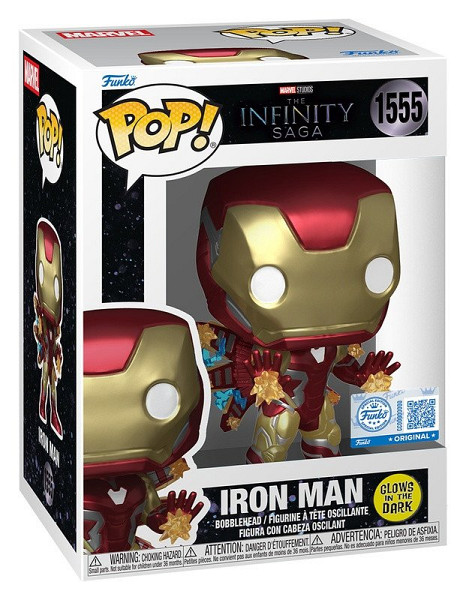 Funko POP: The Infinity Saga - Iron Man (Glows in the Dark) #1555