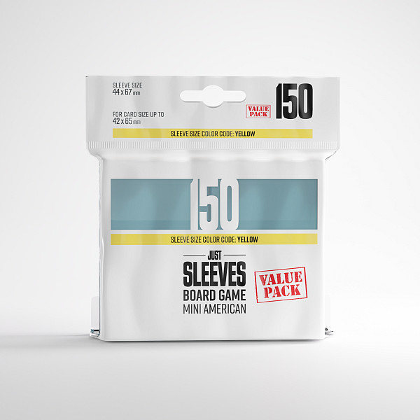 Gamegenic: Just Sleeves - Mini American Value Pack (150)