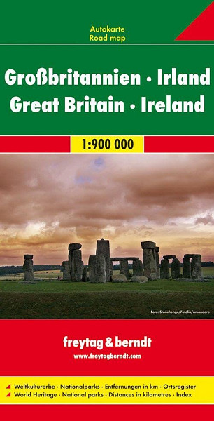 Großbritannien - Irland/Velká Británie,Irsko 1:990T/automapa