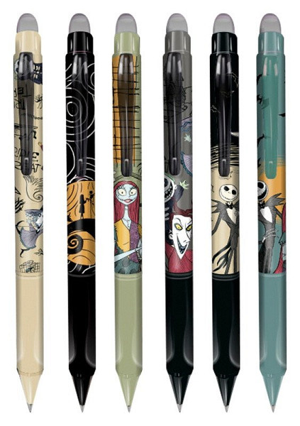 Gumovatelné pero Tim Burton, modrá náplň