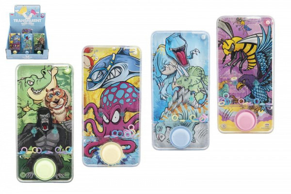 Hlavolam Vodní hra 7x14cm plastový (4 druhy)