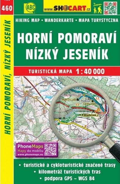 SC 460 Horní Pomoraví, Nízký Jeseník 1:40 000