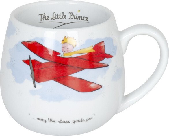 Hrnek buclák - Malý princ v letadle  / The little prince Plain