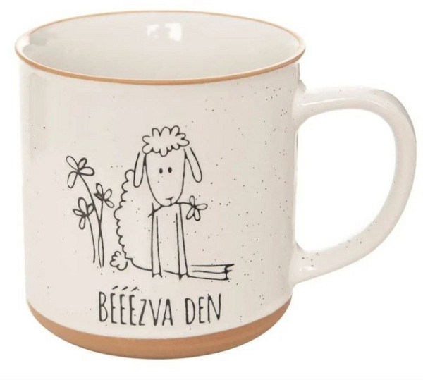 Hrnek keramický Statek - ovce 530 ml