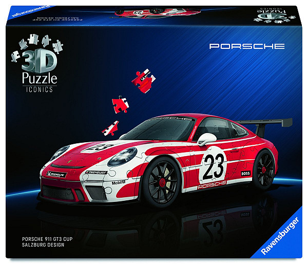 Iconics: Porsche 911 GT3 Cup Salzburg Design 108 dílků