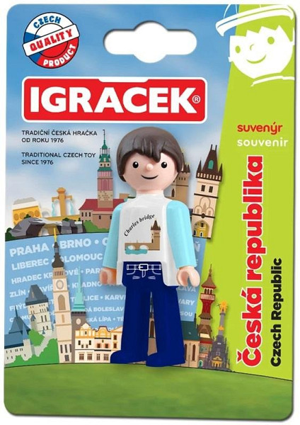 Igráček Suvenýr Charles bridge - figurka