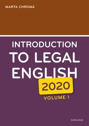 Introduction to Legal English Volume I.