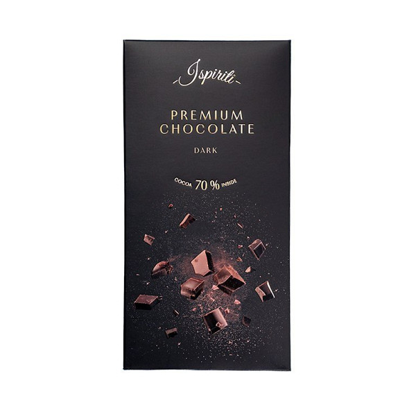 ISPIRITI Hořká čokoláda 70% 80g