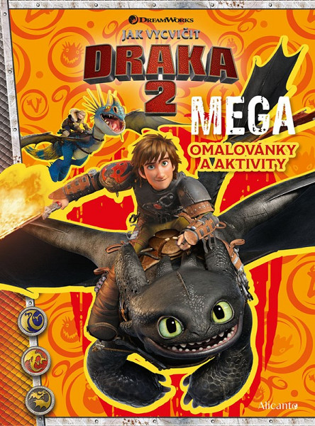 Jak vycvičit draka 2 - Mega omalovánky a aktivity