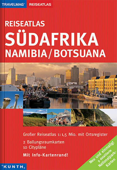Jižní  Afrika, Namíbie, Botswana atlas VWK/ 1:1,5Mio