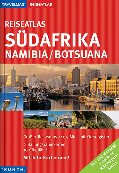 Jižní Afrika, Namíbie, Botswana atlas V