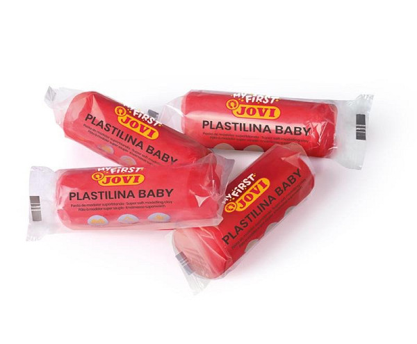 JOVI BABY plastelína 38g - červená