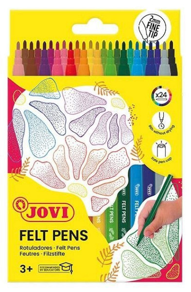 JOVI fixy, jemný hrot - 24ks